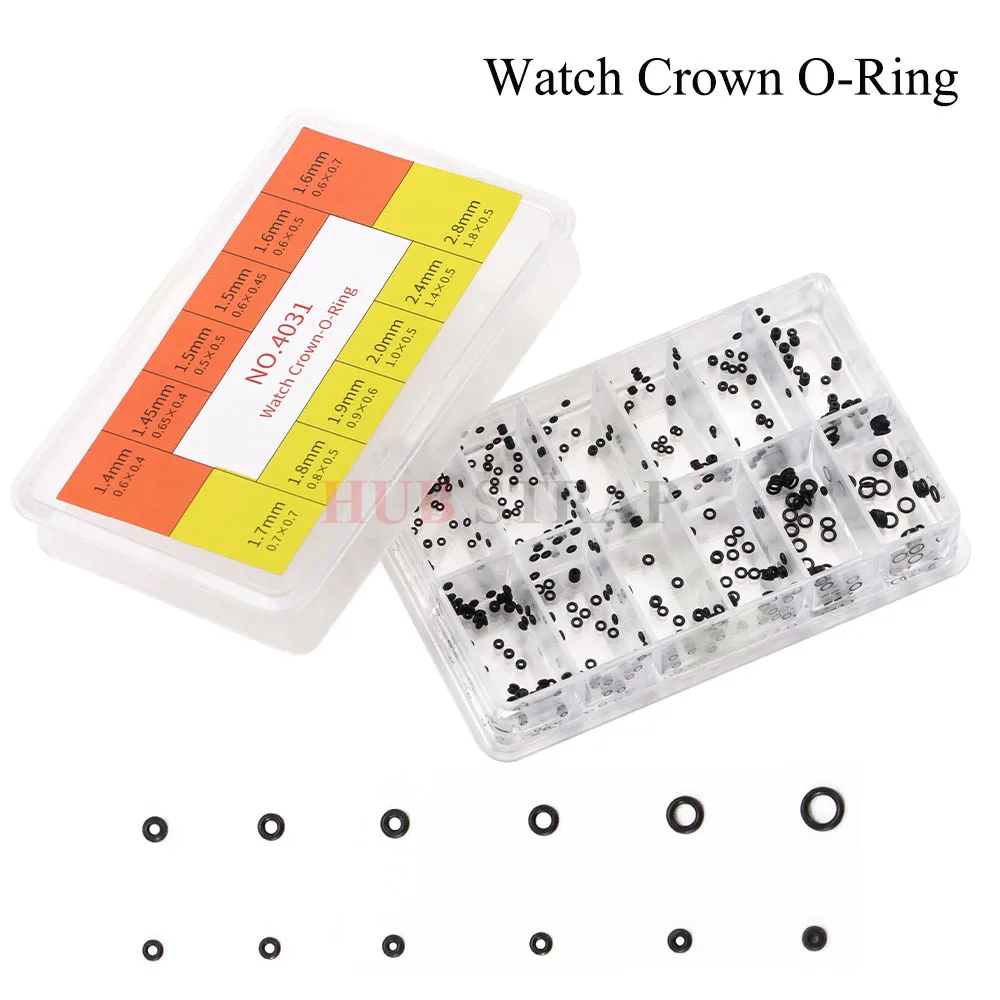 O-Ring Watch Crown Waterproof New Mini Rubber Washer Watches Seals Watch Gasket O-Ring Gaskets Part Watch Repair Tools Accessory