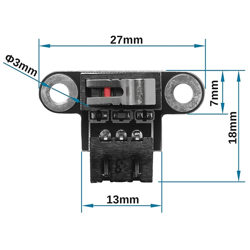 Mini interruptores de límite de 6 piezas con Cable de 1M y 3 pines para 3018-Prover/3018-MX3/3018-Prover Mach3