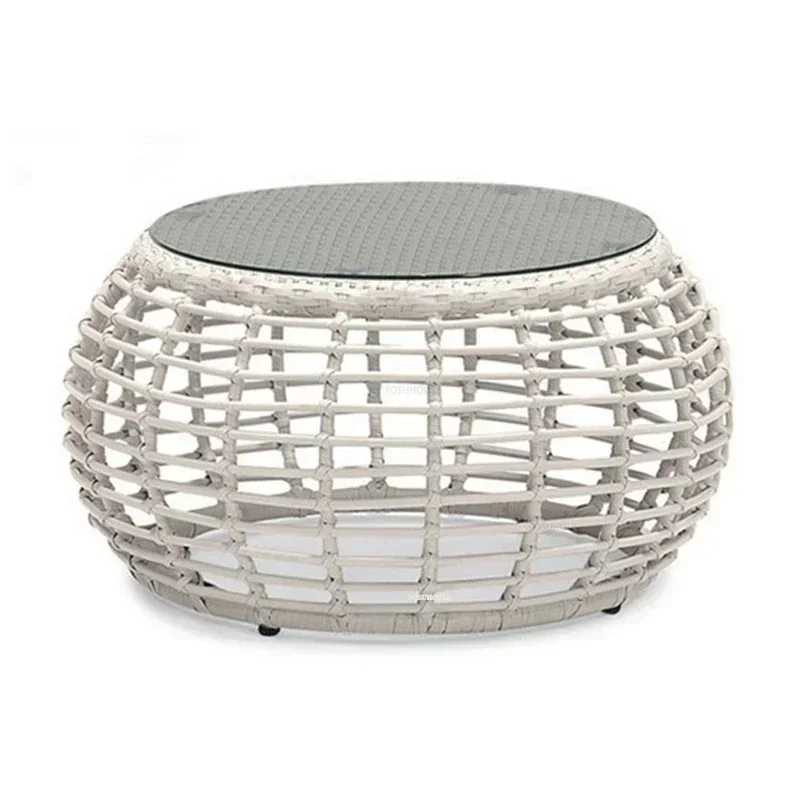 

Balcony PE Rattan Outdoor Sofas Leisure Garden Patio Sofa Coffee Table Set Outdoor Furniture Home Waterproof Sofa Chair e