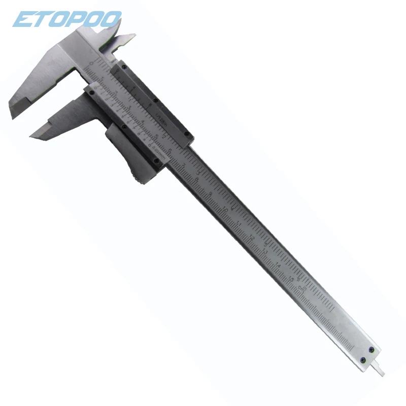 Self lock Metal Caliper Industrial Steel Vernier Caliper gauge Micrometer slider Ruler Measuring Tool Instrument 0-150mm 6inch