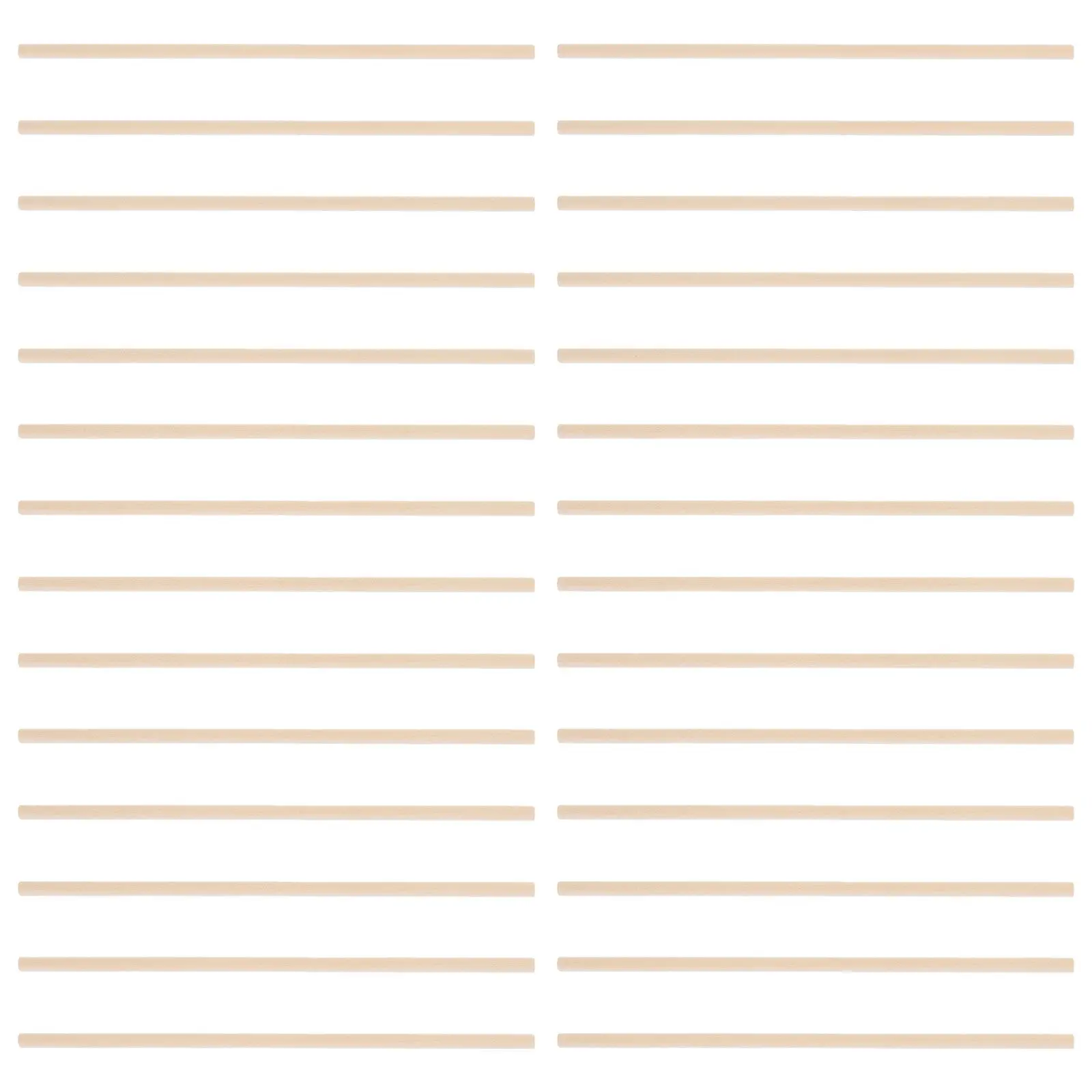 50Pcs Wooden Dowel Rods Unfinished Hardwood Round Sticks for Crafting Art Projects DIY Macrame Cake Dowels Plant Labels