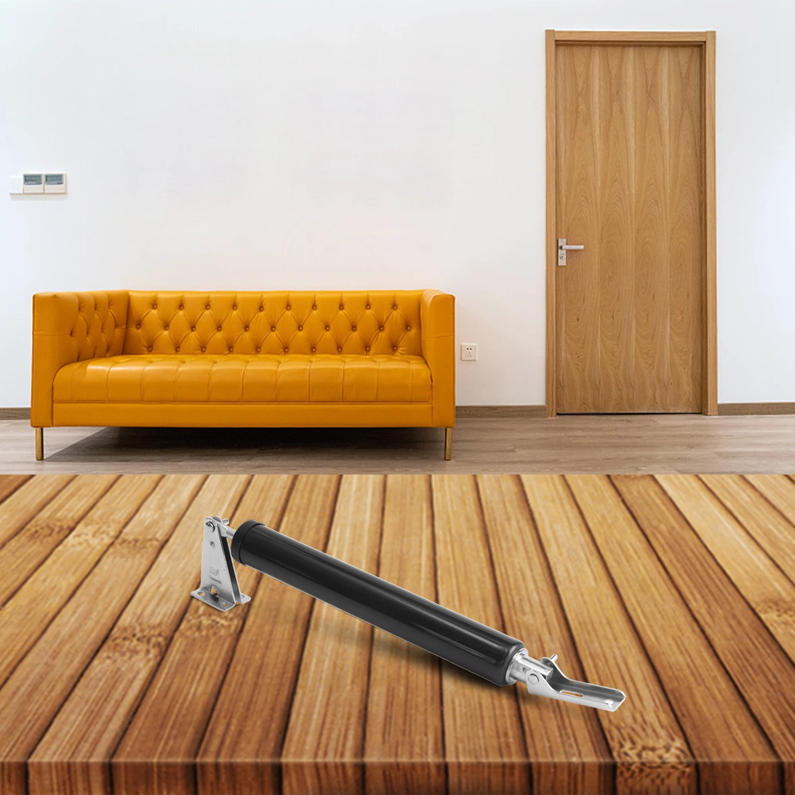 

Регулируемый дверной доводчик с фиксатором положения для повышения функциональности в жилых и коммерческих помещениях