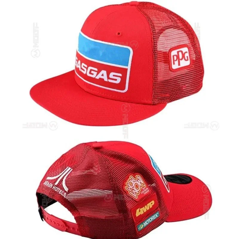 Gorra de béisbol con lengüeta plana para motocicleta, gorro con Cierre trasero para bicicleta de montaña, ideal para regalo de coche, Unisex, nuevo diseño de moda