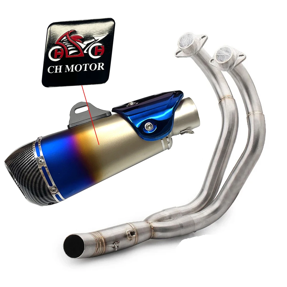 

CH MOTOR выхлопная система мотоцикла, полная система, глушитель для Yamaha MT07 FZ07 TRACER 700 Xsr700MT-07 FZ-07 2014-2021