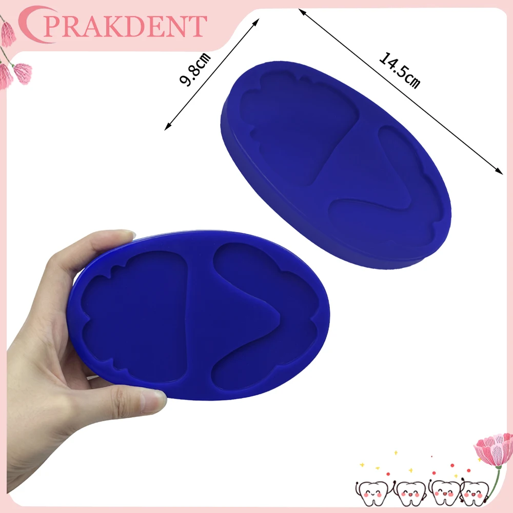 

Individual Tray Making Mould Rubber Silicone Rubber Wax Rim Mold Base Denture Making Molds Dentist Extraction Forming Devic 1pcs