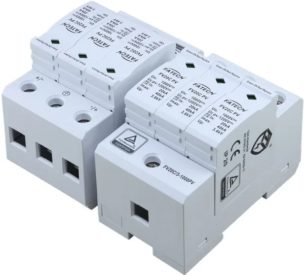 Protezione da sovratensione solare CC 40 kA 1000 V certificata TUV
