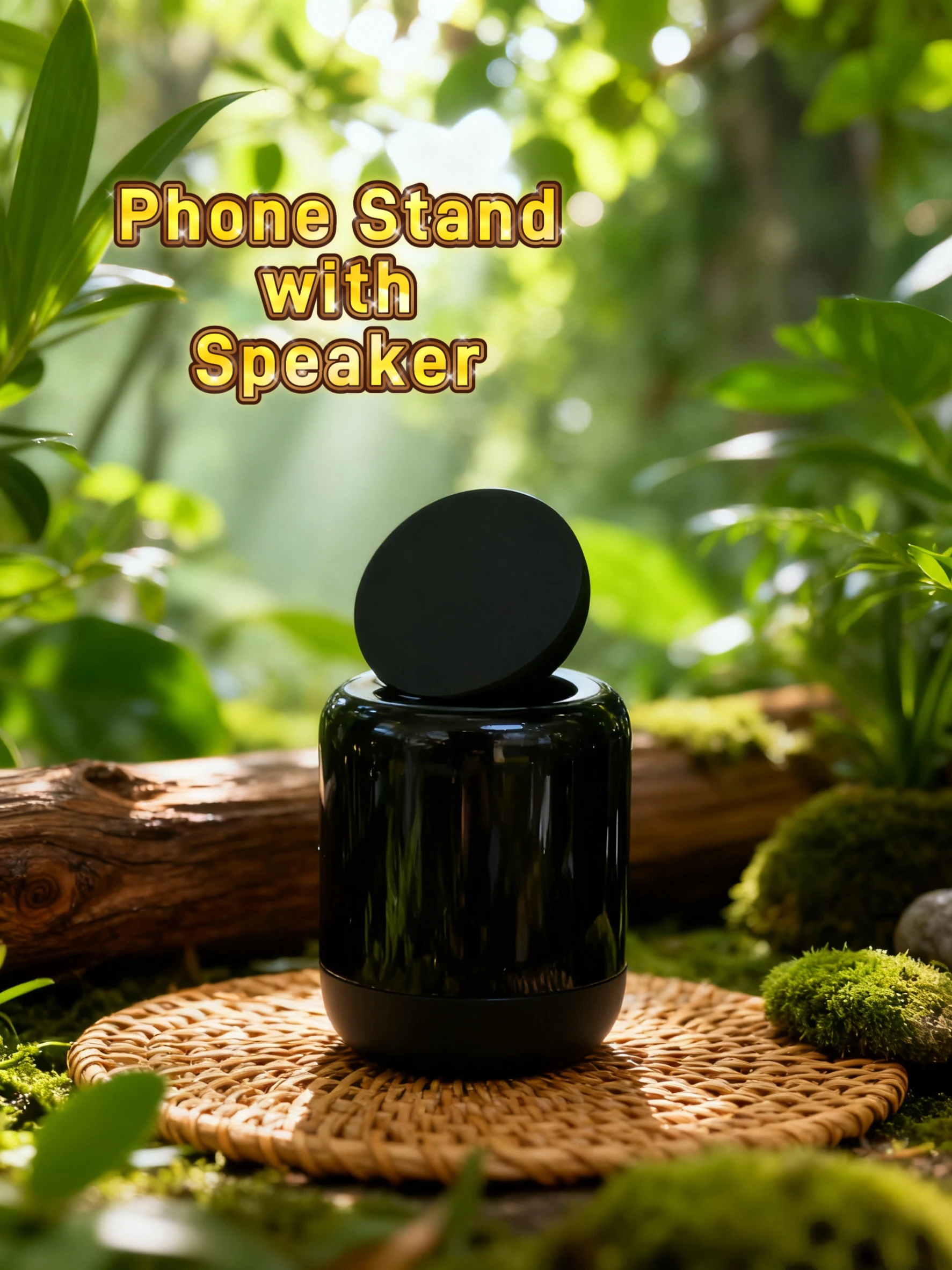 

Портативный Bluetooth-динамик, магнитный кронштейн, умная красочная атмосфера, настольный домашний уличный аудио, магнитный держатель для телефона