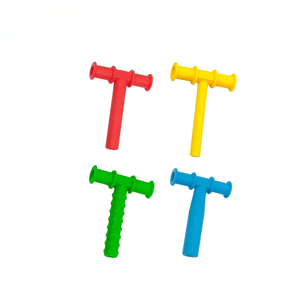 

Speech Therapy Tools 4 Pack Silicone Oral Motor Autism Sensory Toy Chewy Baby Teething Tubes