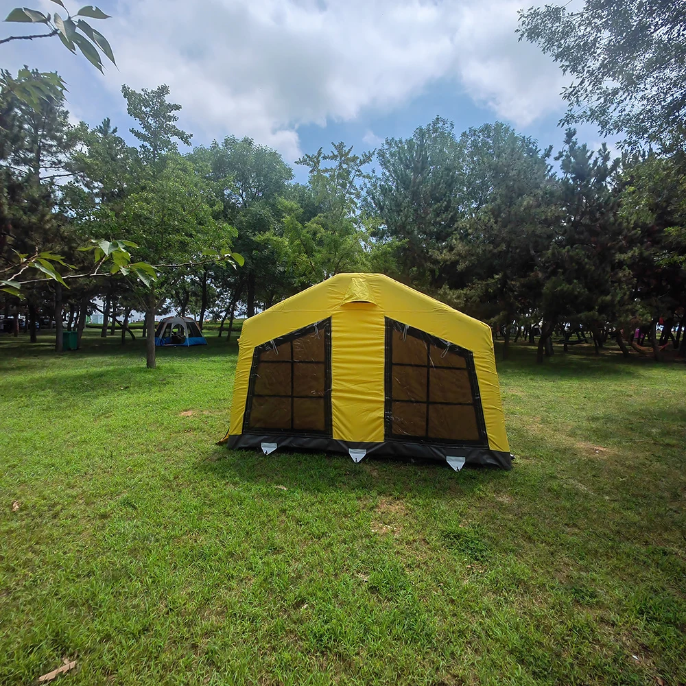 Four Season Inflatable Tent With Cold Resistant And Warm Keeping Function For Winter Use