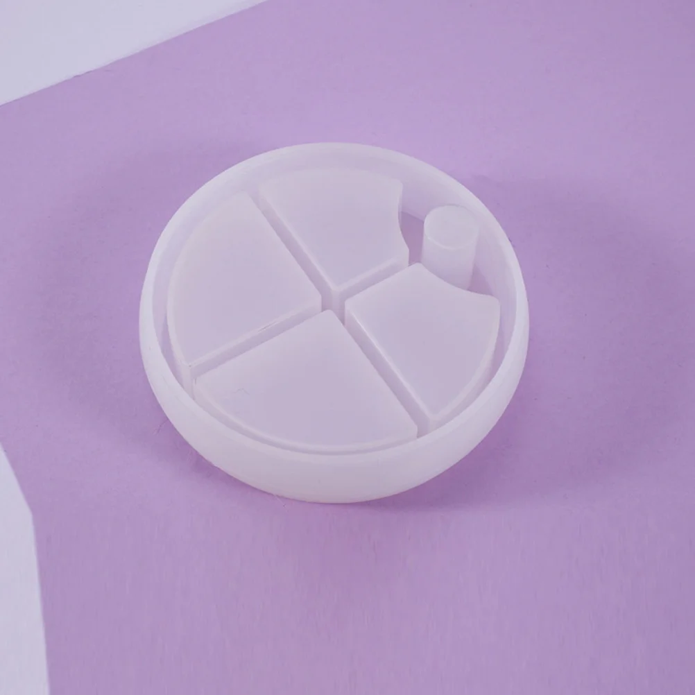 

3Pcs Epoxy Resin Casting Mold Multi-Layer Rotating Silicone DIY Jewelry Box Mold Storage Case Tray Storage Case Mould