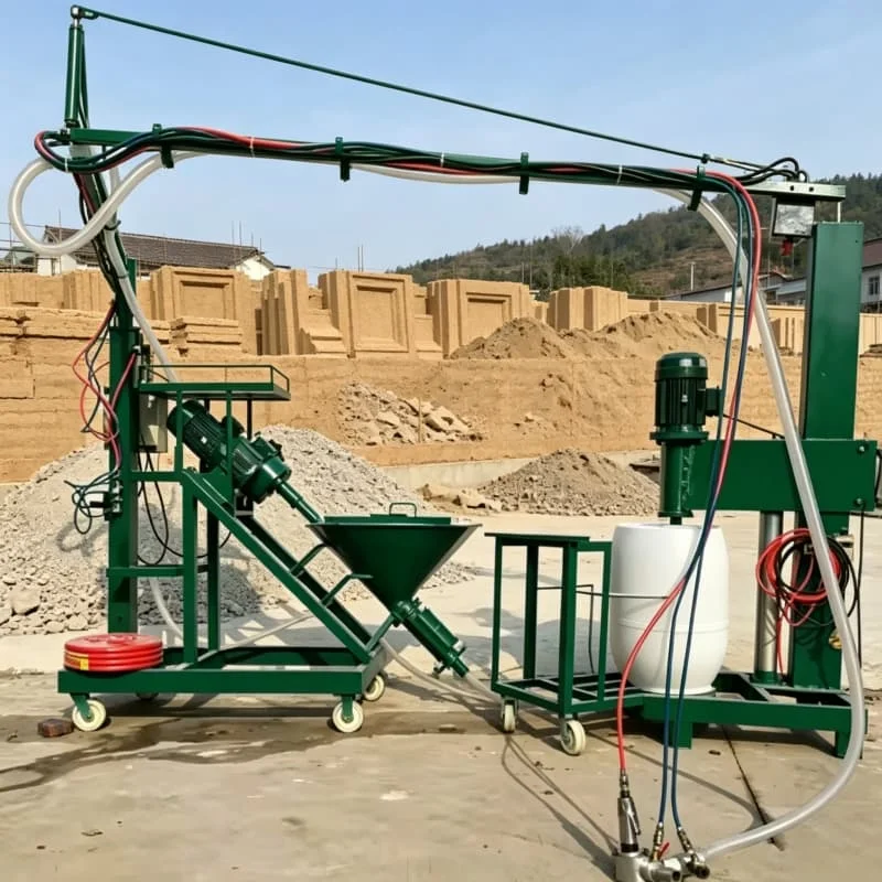 GRC Mortar Sprayer Portable Pneumatic Cement Sprayer For Interior Plastering Customized Putty Powder Paint Latex Wall Coating
