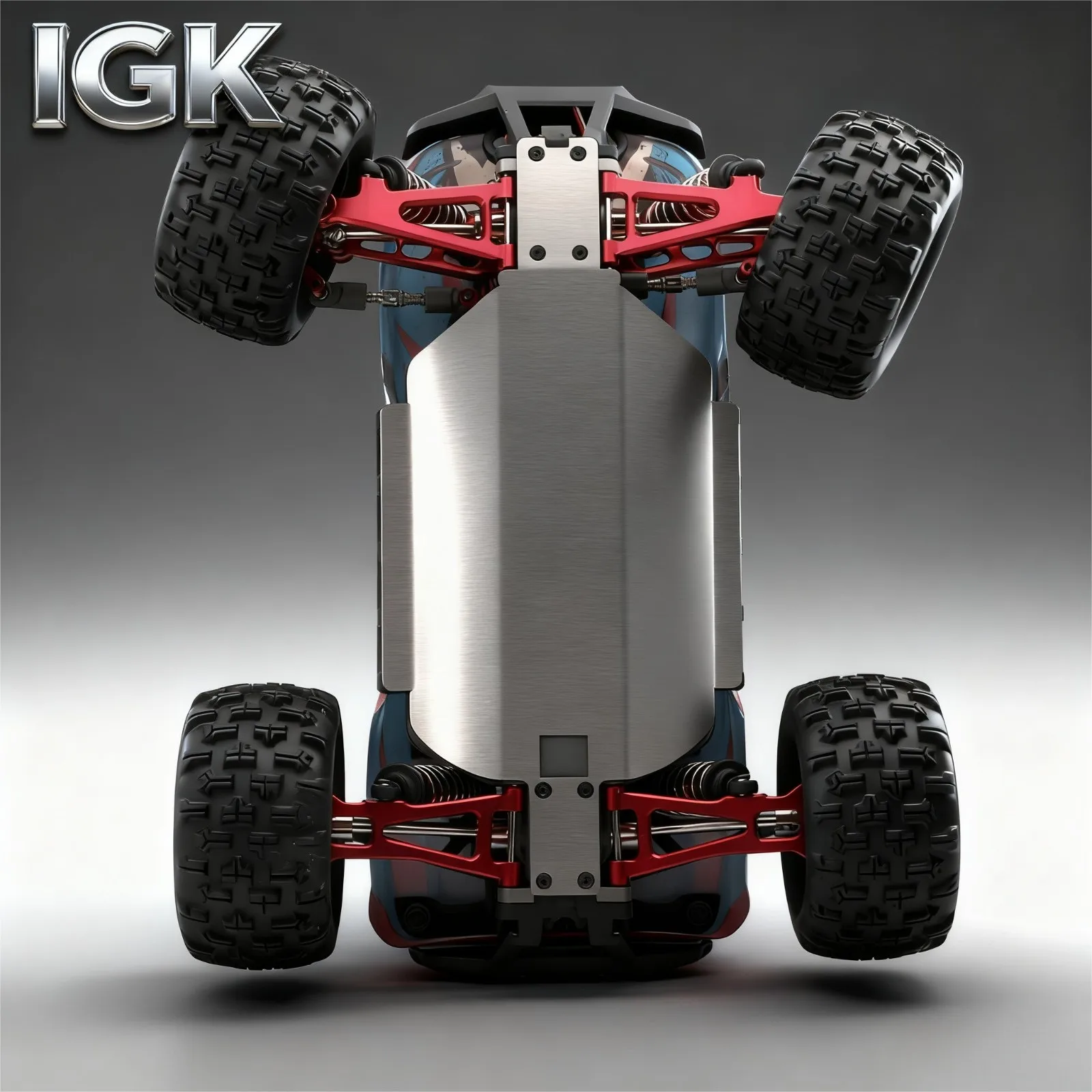 304 Stainless Steel Chassis Skid Plate Armor for MJX Hyper Go 16207/16208/16209/16210/H16 1/16 RC Car Upgrade Parts