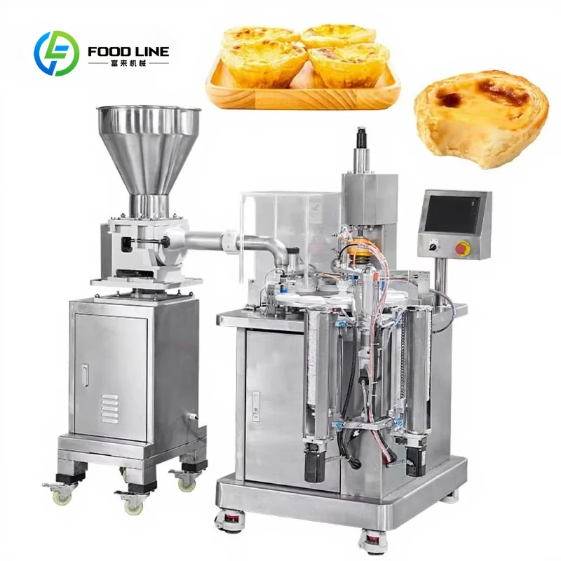 Customized Automatic Pineapple Pie Crust Maker Portuguese Egg Tartlet Shell Make Tartelette Press Tart Machine