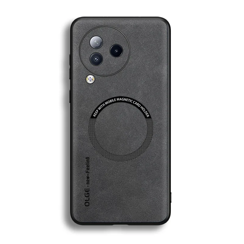 Suitable for Xiaomi Civi3 mobile phone case Civi2 Sheepskin Civi1S car magnetic ring anti-fall protective cover image 5