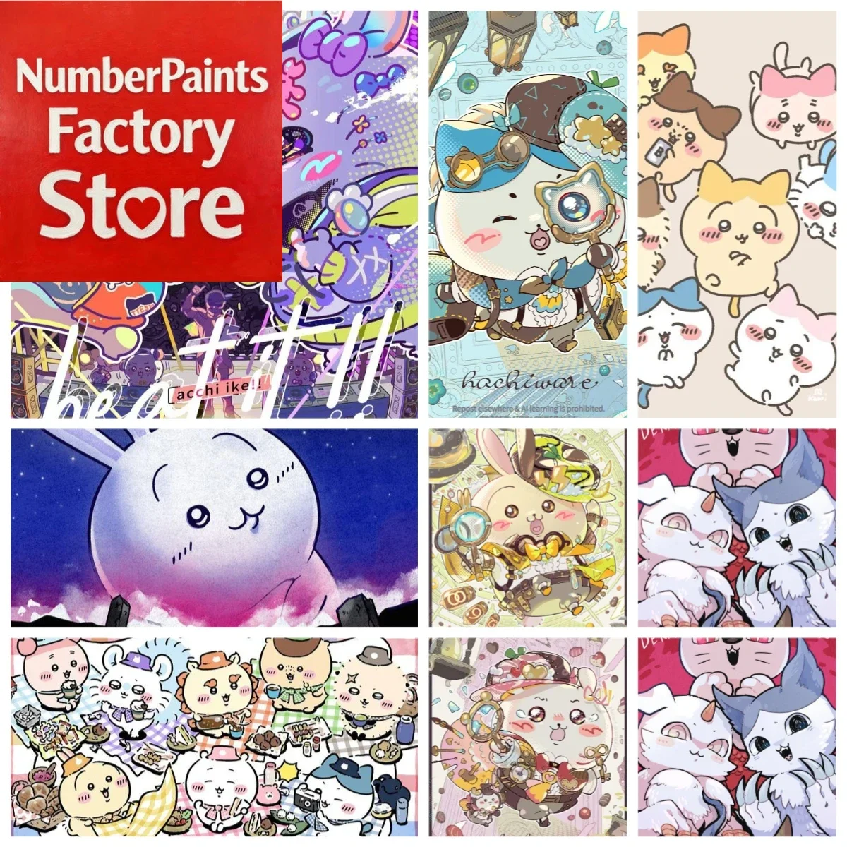 

Наборы красок по номерам «сделай сам», японский мультфильм аниме, крутые художественные полные инструменты, фанаты, дети-подростки, современное настенное искусство без рамки без рамки