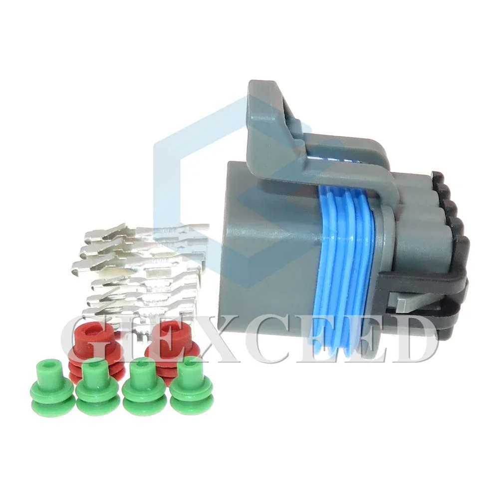 2 Sets 7 Pin 1.5 2.8 Series 15305887 Composite Connector Auto Sealed Plug Automobile Wire Harness AC Assembly Waterproof Socket