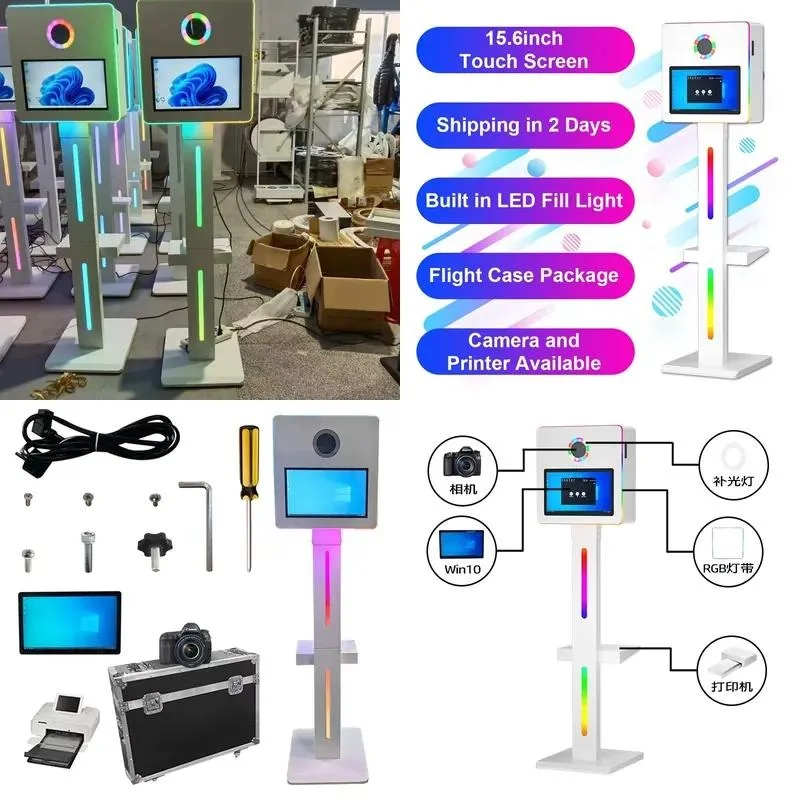 DSLR Photo Studio Mini Computer Printer Mirror Camera Party Booth