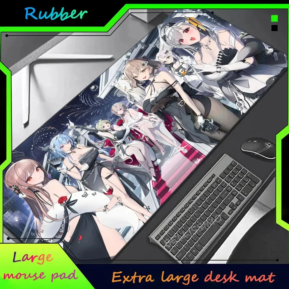 Anime Girls Big collection Rubber Mouse Pad Non-Slip Desk Mat Cute Large Gaming Mousepad Gaming Mouse Mat Gaming Keyboard Pads