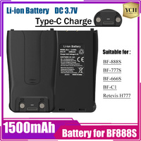 Baofeng Original BF-888S Battery DC 3.7V Li-ion BL-1 Battery for BF-777S 666S,Retevis H777,Compatible H777S/BF-C1 Walkie Talkie