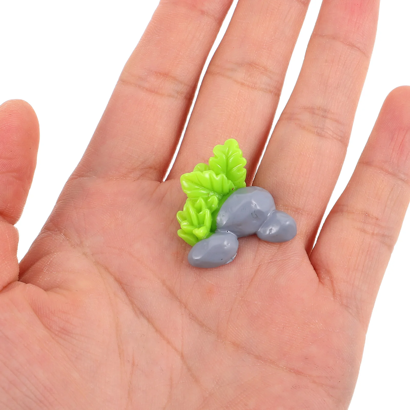 

40 Pcs Decor Micro Landscape Decoration Mini Garden Accessories Scenery Miniature Figurine Stone Decorative Fences Plants Grass