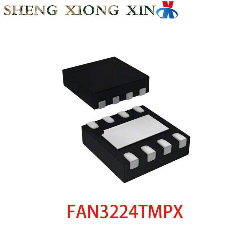 5pcs/lot 100% NEW FAN3224TMPX 8-WDFN Gate Drivers FAN3224 3224T Integrated Circuit