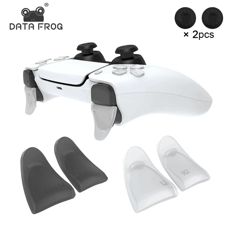 DATA FROG L2 R2 Extended Trigger Extender D Pad Key Caps Replacement Buttons For PS5 Game Controller Gaming Accessories