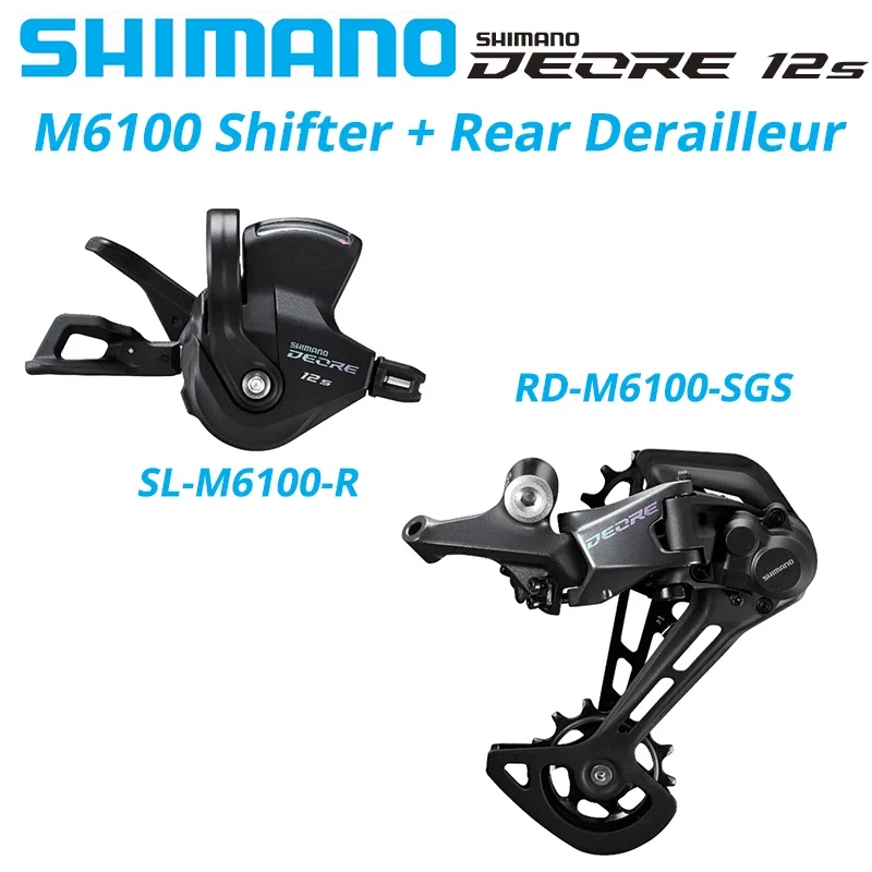SHIMANO DEORE M6100 12s Groupset SL M6100 SHIFT LEVER RD M6100 SGS