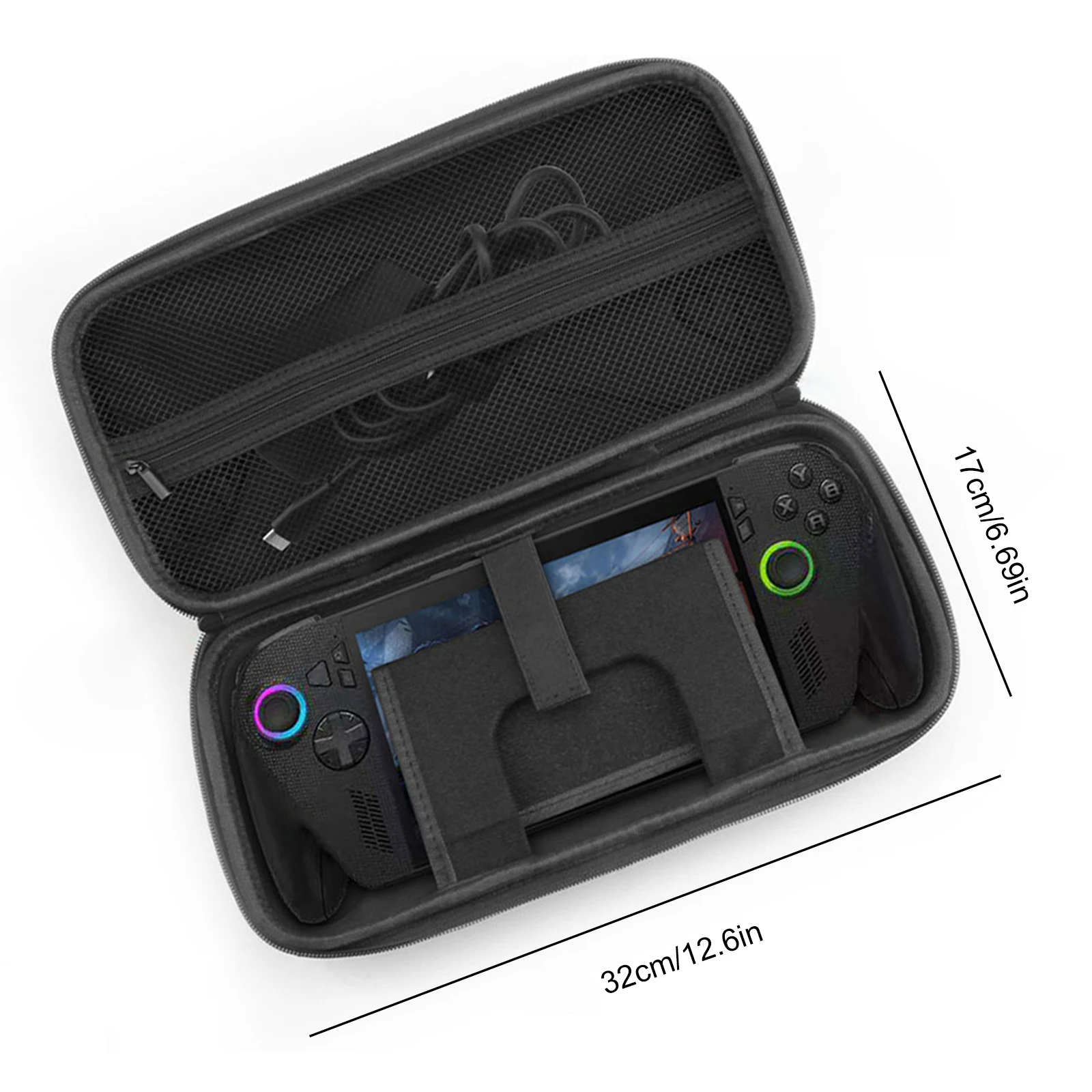 For ROG Xbox Ally Game Console Storage Case Waterproof Portable Travel Organiser Shockproof Console Storage Bag Gift for Friend