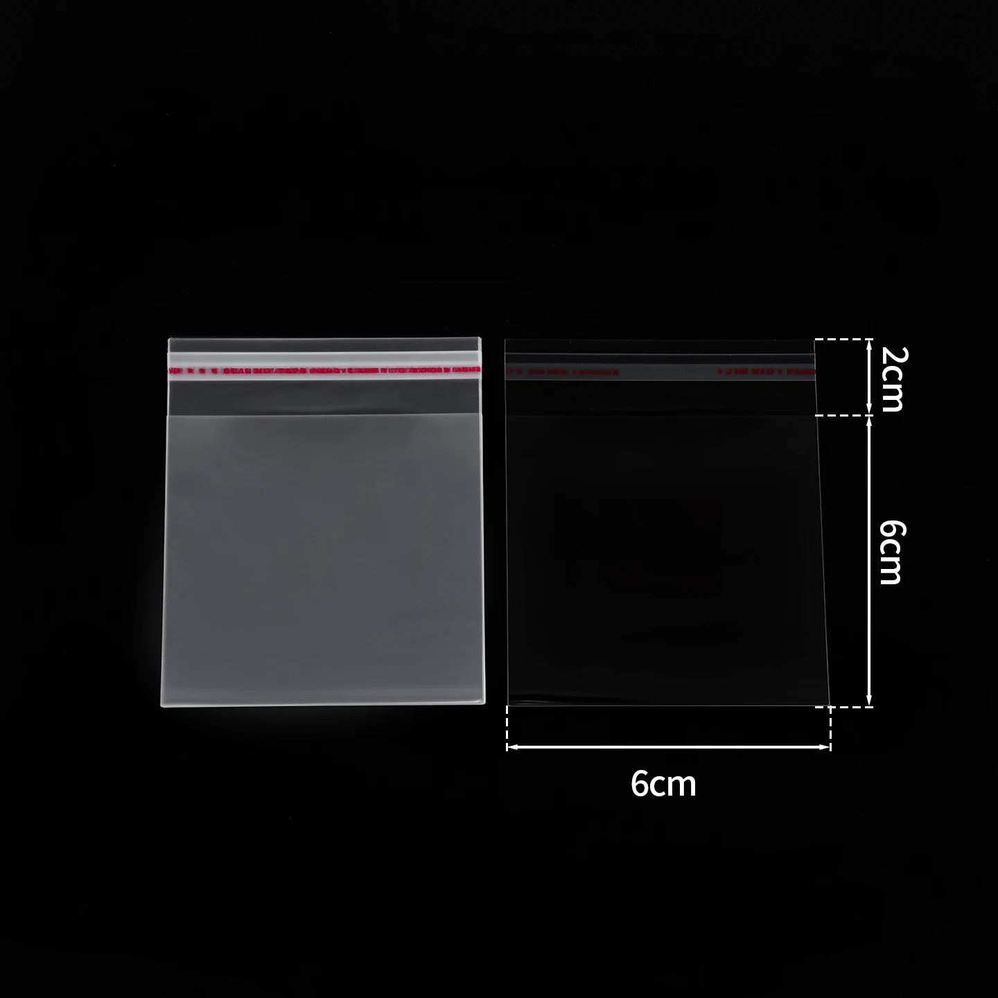 100pcs/lot Transparent Self Adhesive Seal Bags OPP Plastic Cellophane Bags Gifts Bag & Pouch Jewelry Packaging Bags