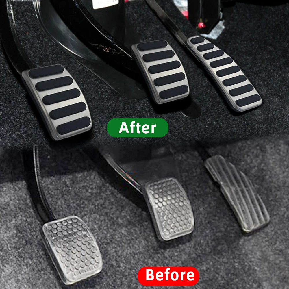 Car Non Slip Pedals Covers For Suzuki Vitara 2022 Acessories Escudo LY 2015~2022 AT MT Brake Clutch Foot Pedals Pads Acessories