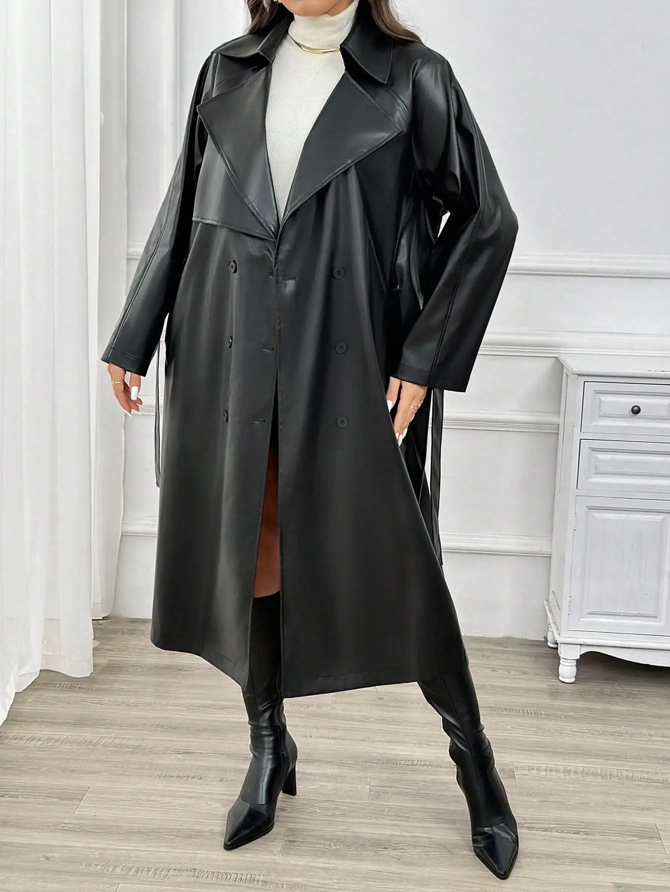 : Trenchcoat in grote maten