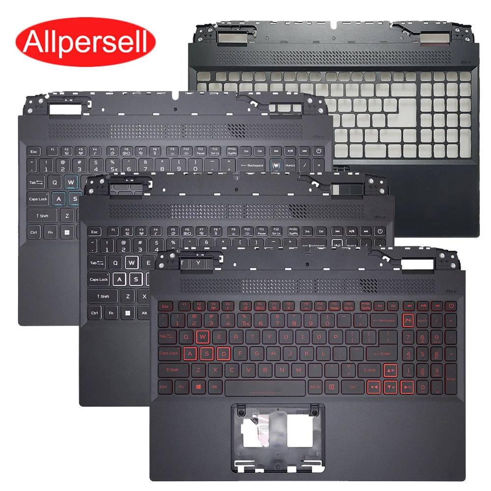 For Acer AN515-58 AN515-46 N22C1 laptop upper cover palm rest case backlight keyboard