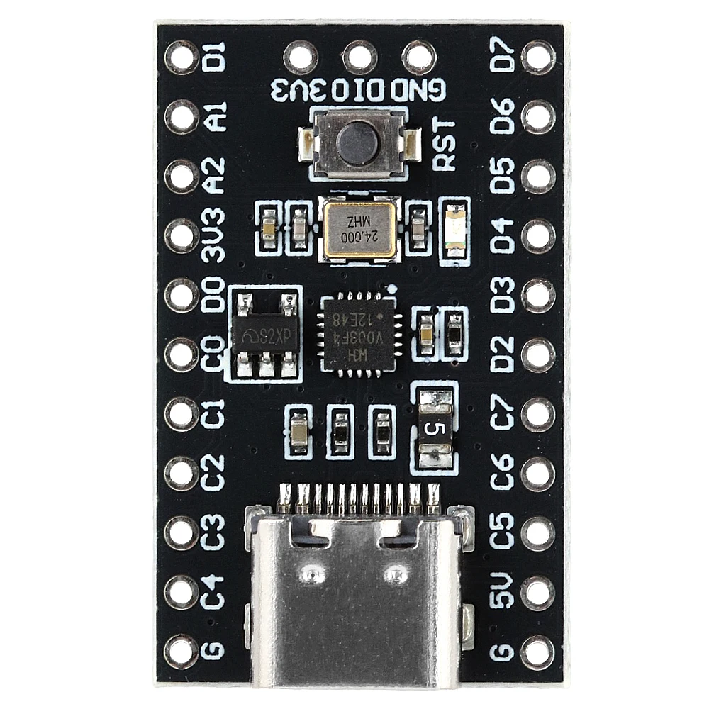 CH32V003 Entwicklung Mindestsystemplatine für Nano RISC-V CH32V003F4U6 Chip 22Pin TYPE-C USB – Detail 2
