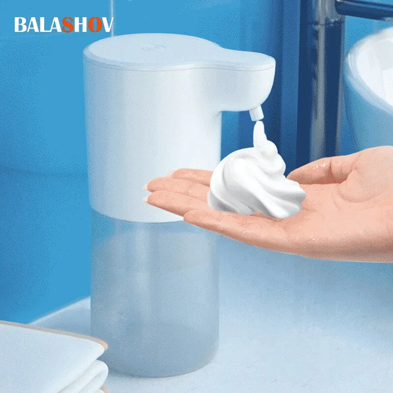 350ML Touchless Automatic Soap Foam Dispenser USB Rechargeable Foam Hand Washer Machine Bathroom Infrared Sensor Soap Dispenser