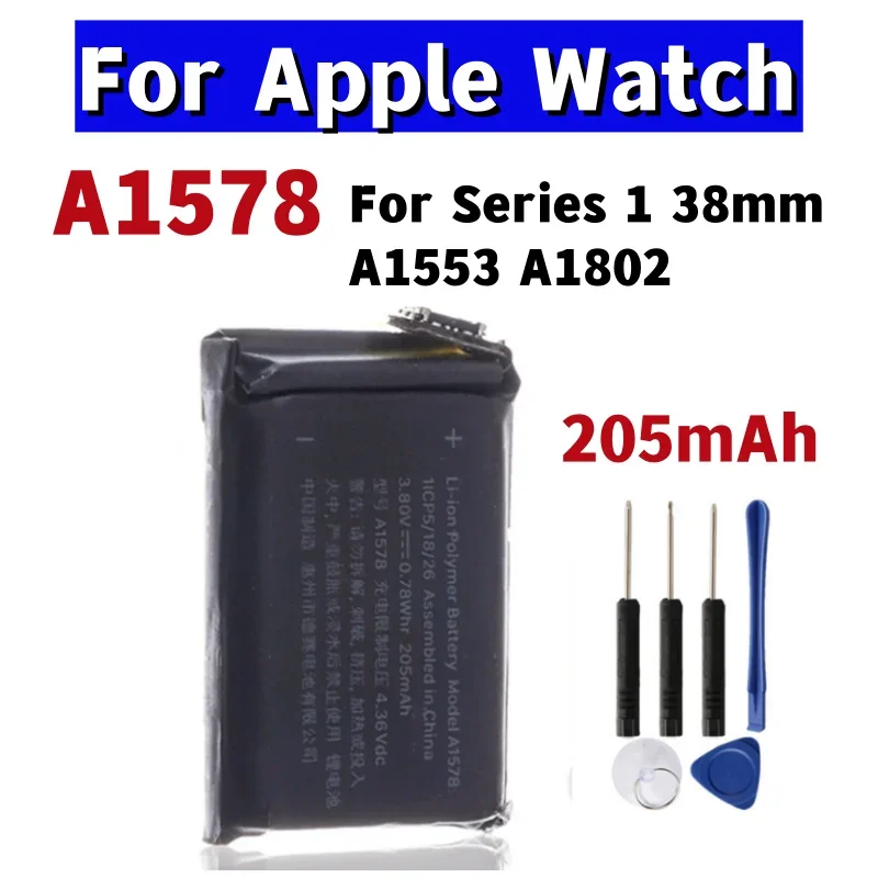 Smart Watch Replacement Battery For Apple Watch Series 1 2 38mm 42mm A1578 A1760 A1761 A1579 A1553 A1802 A1554