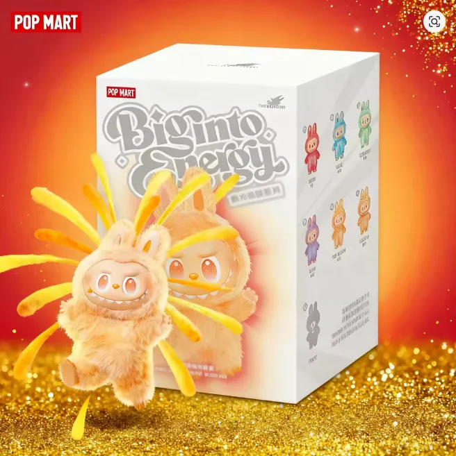 THE MONSTERS Big in Energy Mystery Box - POP MART LABUBU Encantador juguete de anime de peluche de vinilo