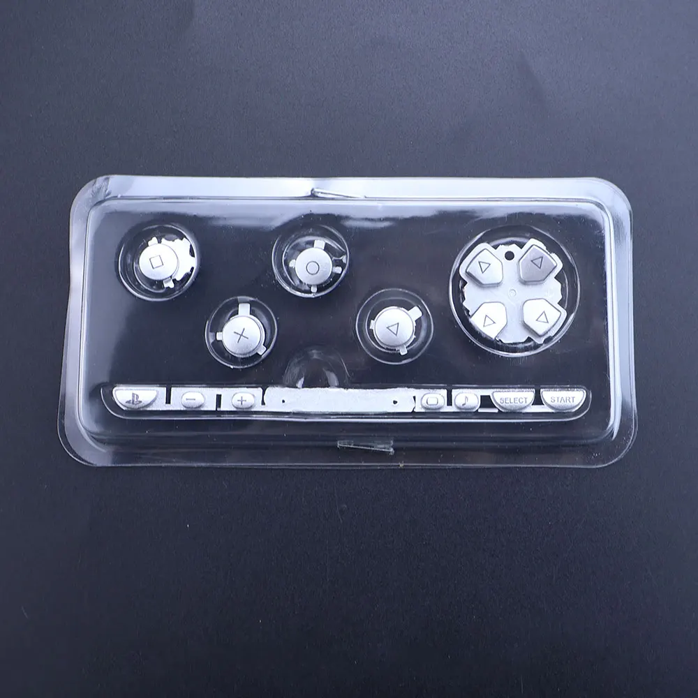 1Set Sinistra Destra ABXY Seleziona Start Home Button Kit D PAD Tasto del Volume di Ricambio Per PSP1000 PSP 1000 Console di Gioco Parti di Riparazione