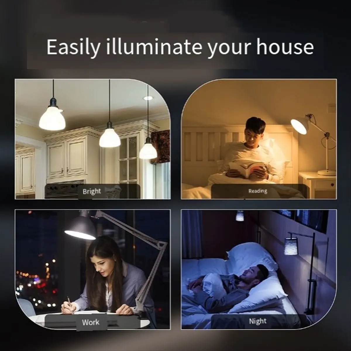 

Умная светодиодная лампа A73T Tuya Zigbee 7W E27 с регулируемой яркостью, 806 лм, CCT, для декоративного освещения внутри помещений