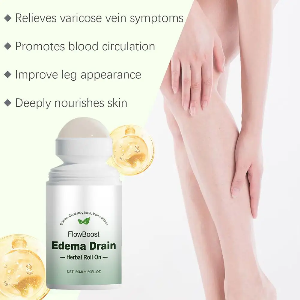 Leg Care Roller Daily external massage roller for comfortable care of leg skin, providing moisturising nourishment