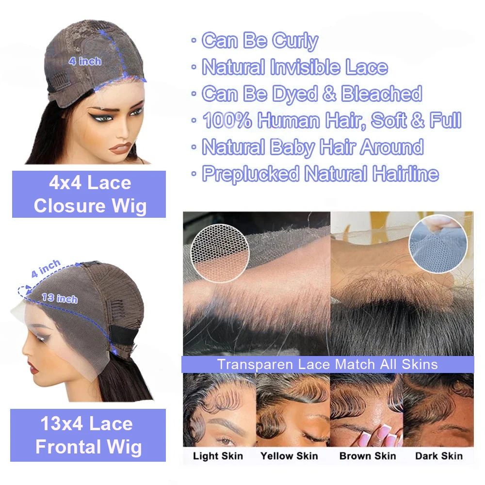 الفيتنامية العظام مستقيم بوب شعر الإنسان شعر مستعار قصير 13x4 الدانتيل أمامي بوب شعر مستعار 100% شعر الإنسان شعر مستعار 12 14 بوصة 200% #6