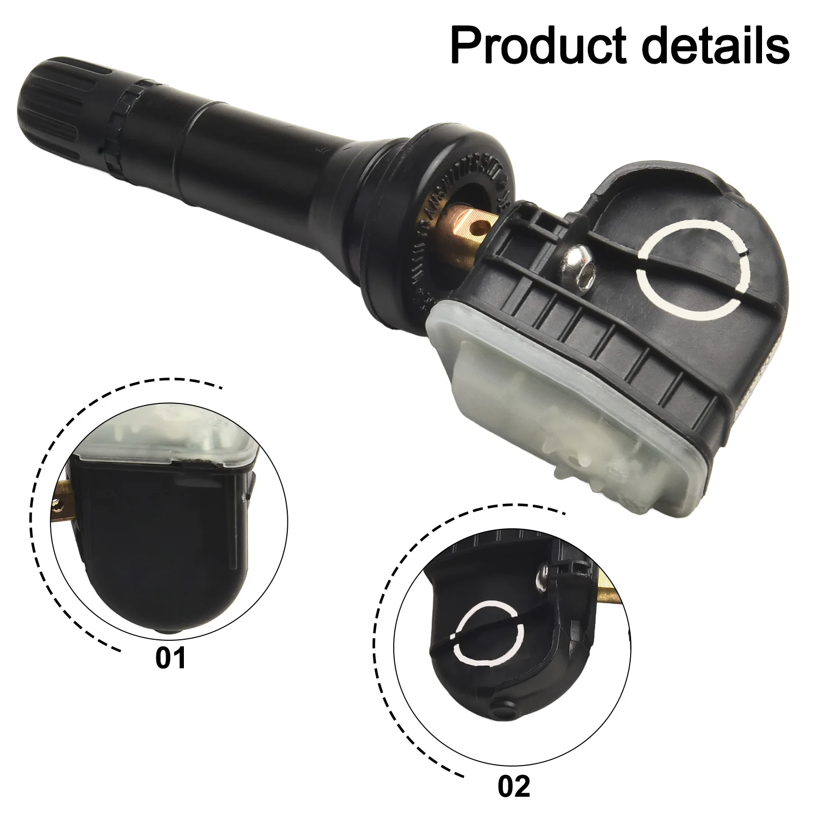 

4Pcs For TPMS35 Tire Pressure Monitoring Sensors Compatible with For F150 For MUSTANG and for 2015 2018 Models