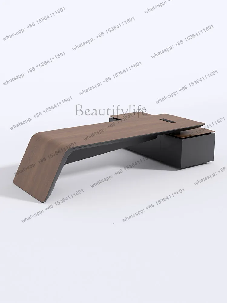

Simple modern class desk Chairperson's desk Light luxury high-end desk