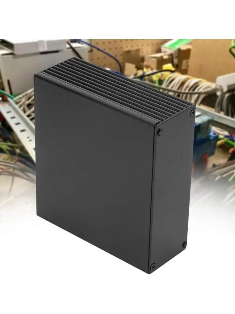 

Алюминиевый корпус 652F, черный алюминиевый корпус, печатная плата, приборный ящик 110x40x100