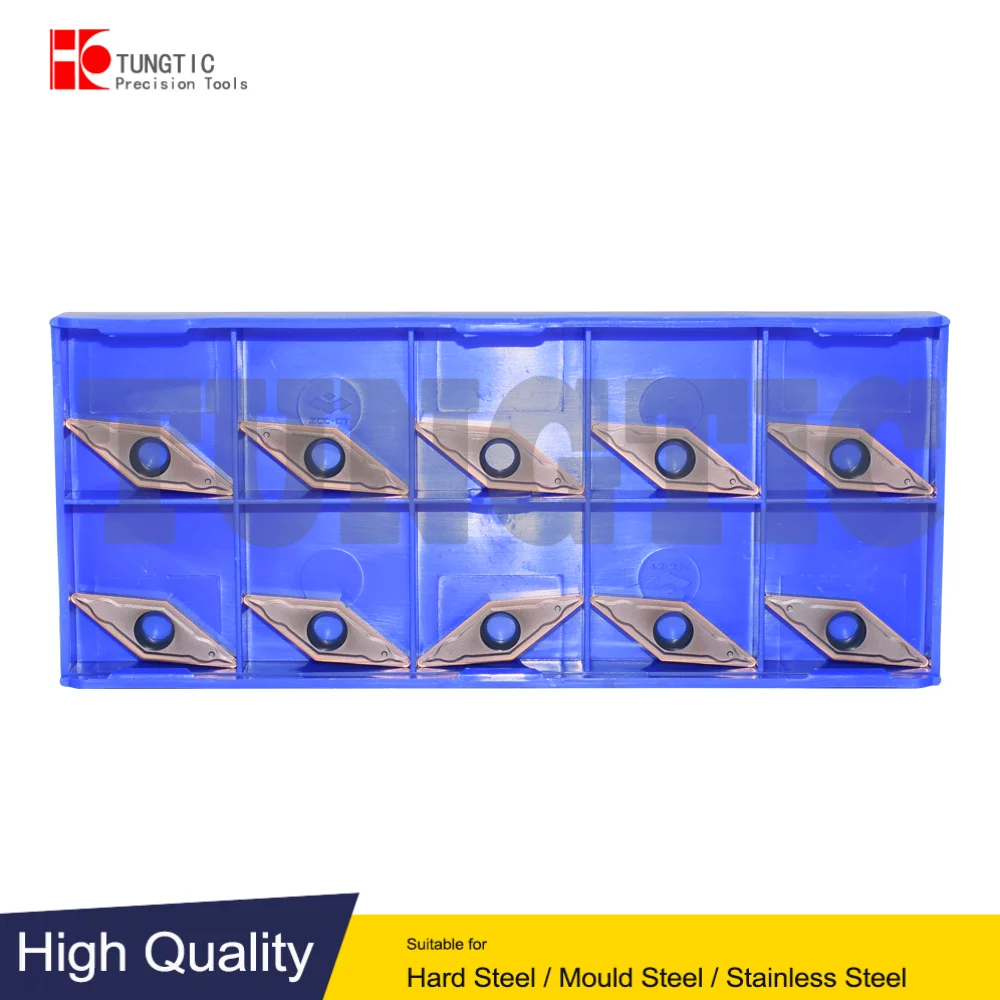 VBMT160408-EM YBM153 YBG205 VBMT332-EM Turning Inserts Carbide Cutter Lathe Tools for Stainless Steel Positive-Medium