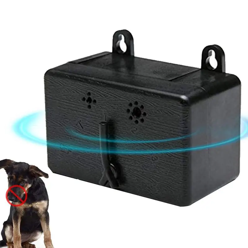 Outdoor Ultrasonic Dog Repeller Waterproof Anti-Bark Device Stop Dog Barking Pet Training System Outdoor Bark Control Pet Supply