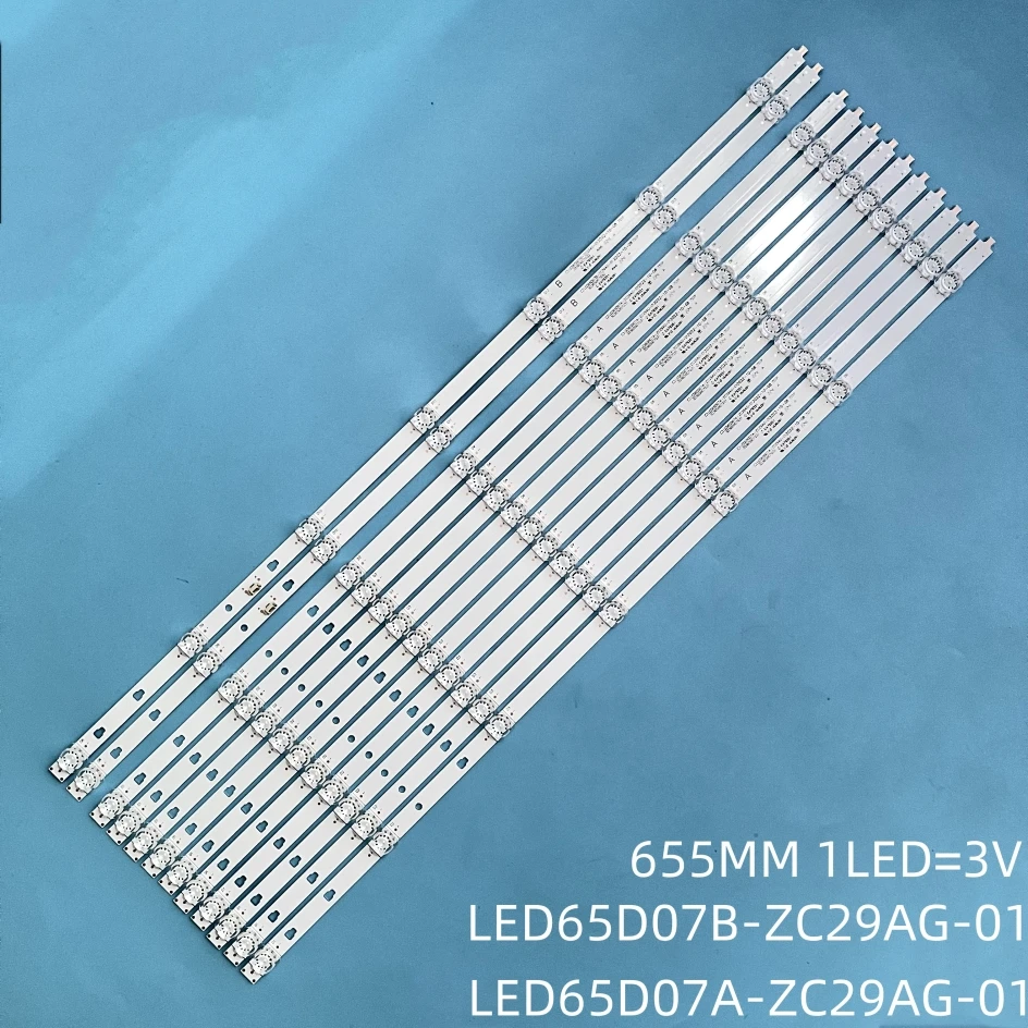 LED Backlight 7 Lamps LED65D07A-ZC29AG-01 LED65D07B-ZC29AG-01 For LS65H720G LS65Z51Z 65K90 LS65AL88A81 LU65C51 LE65K6500UA