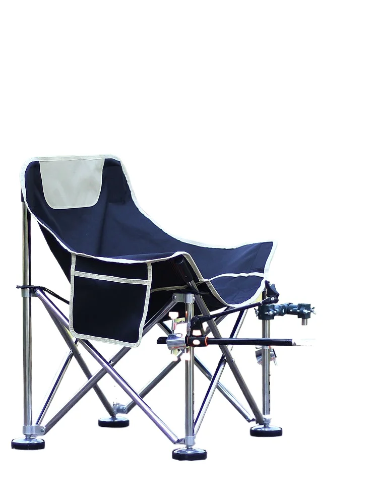 Multi-function all-terrain folding chair light stainless steel fishing fishing chair