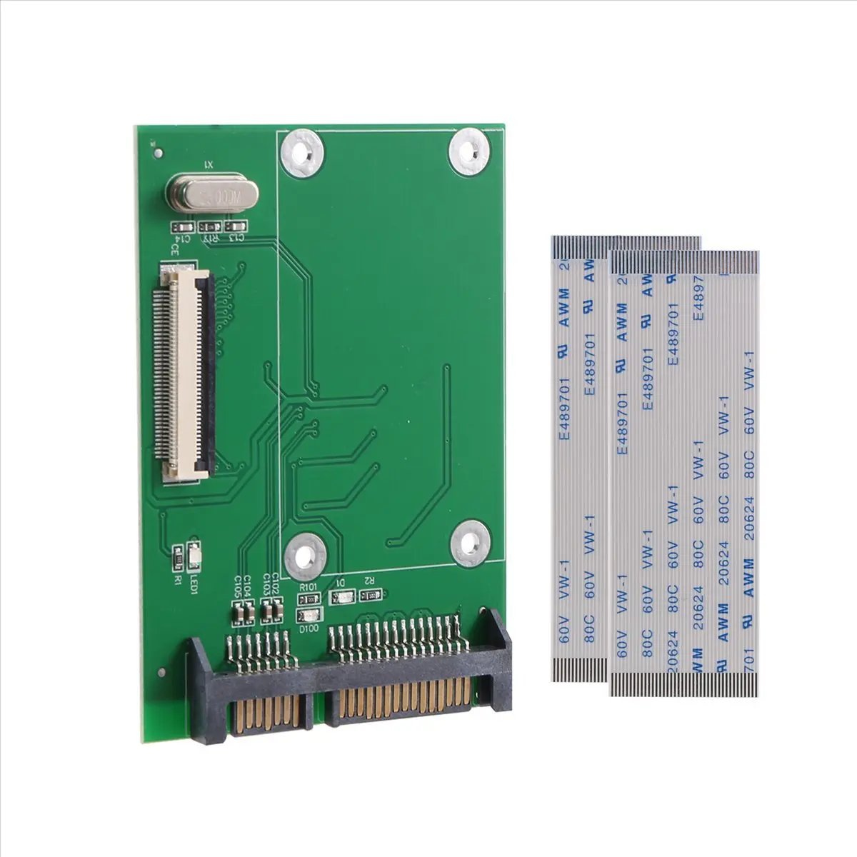 A40I 1.8 Inch 40Pin ZIF/CE SSD HDD Hard Disk Drive to 7+15 22 Pin SATA Adapter Converter Board