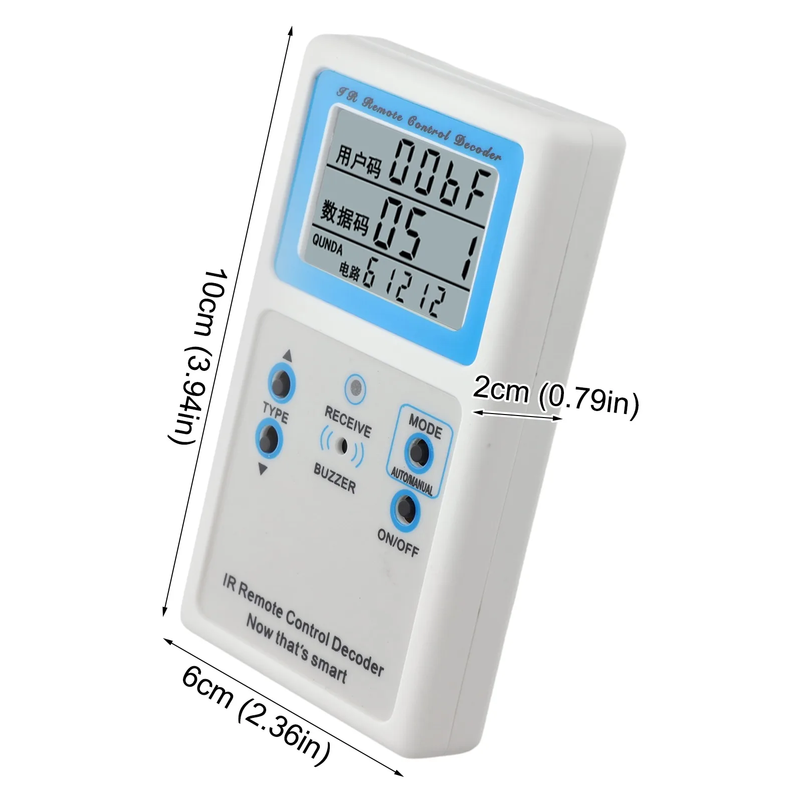 AV TV Infrared Remote Control Decoder Tester Universal-TV And Equipment Remote Control Tester Decoder N1HC Instrument Parts