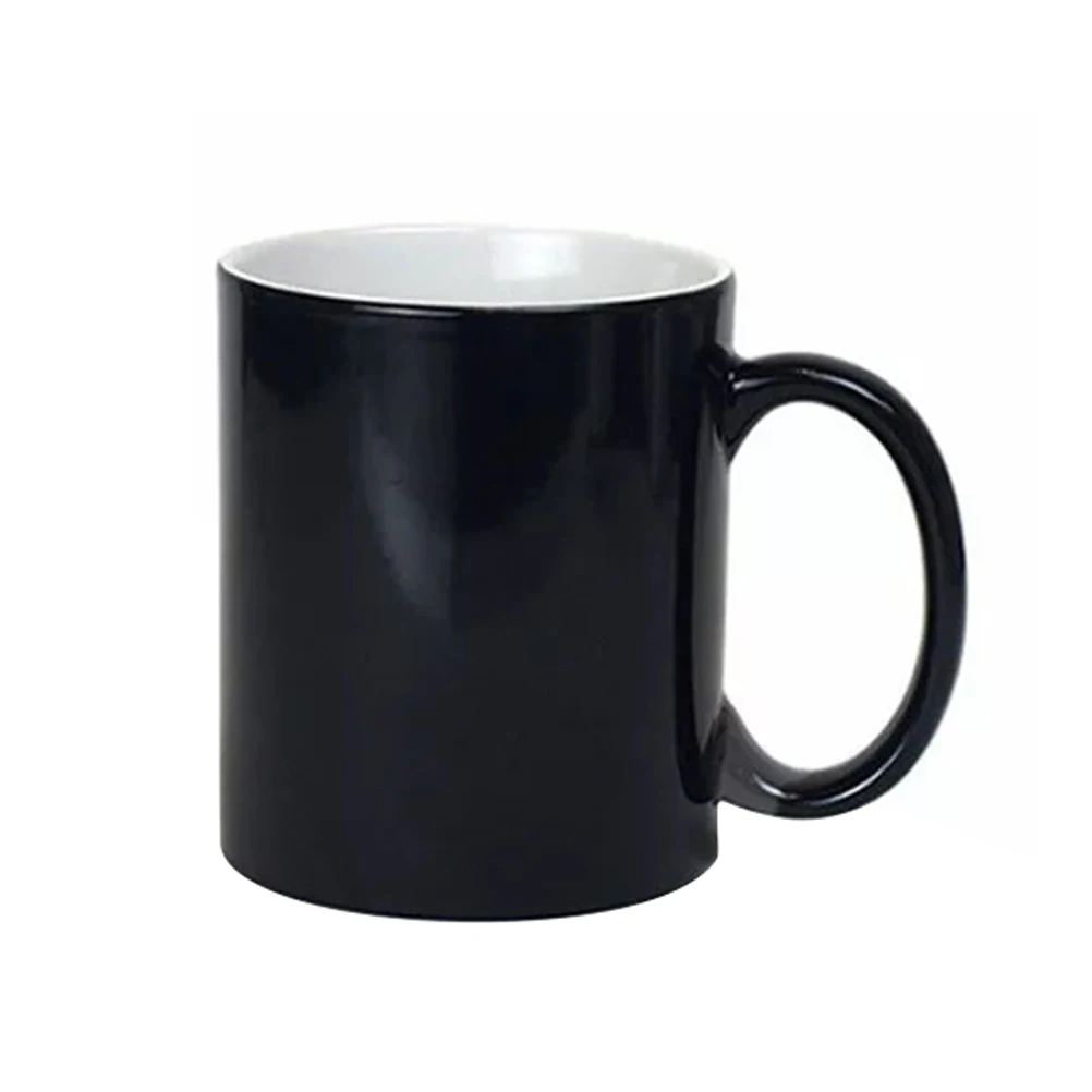 

1Pcs Color Changing Mug Smooth Edge Ceramic Heat Reactive Cup Unique Pattern Gift for Him Her Coffee Mugs Daily Use Ceramic Mugs